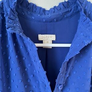 J crew sleeveless blouse